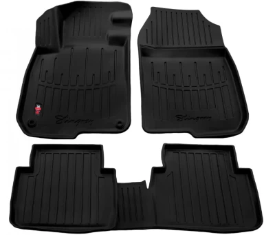 Polyurethane floor mats for Honda CR-V 2017-, with raised edges, 4 pcs, Stingray, 5008014