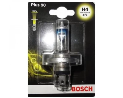 Żarówka samochodowa H4 Standart+90% 12V 60/55W P43t (opakowanie blistrowe 1 szt.)