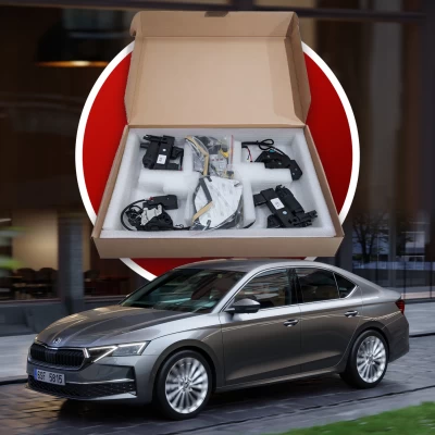 Zestaw domykania drzwi do Skoda Octavia A8 po liftingu 2024–2026, 4 szt.