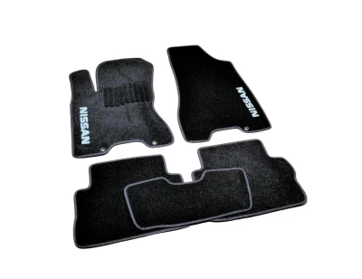 Dywaniki tekstylne do Nissan X-Trail T31 2007-2014, czarne, 5 szt., AVTM BLCCR1433