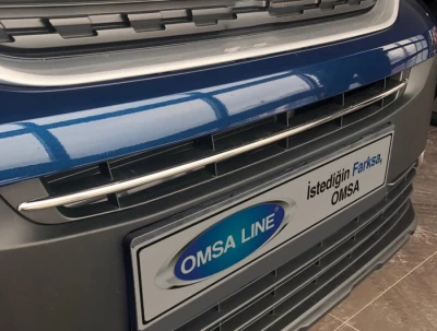 Chromowana nakładka grilla (1 szt.) Peugeot Partner/Rifter 2019-, OmsaLine, 5732086