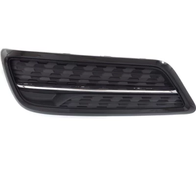 Kratka zderzaka Acura MDX 2013-2016, lewa, czarna, z chromowaną listwą, AVTM, 71107TZ5A00, 181104911 Kratka zderzaka Acura MDX 2013-2016, lewa, czarna, z chromowaną listwą, AVTM, 71107TZ5A00, 181104911