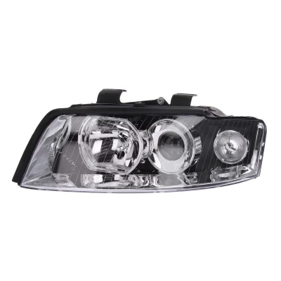 Reflektor przedni lewy Audi A4 2001-2004, H7/H7, regulacja elektryczna, Depo, 441-1146L-ND-EM