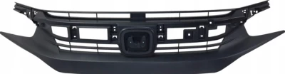 Atrapa chłodnicy Honda Civic 10 SD/Coupe 2016-2018, czarna, z chromowaną listwą, AVTM, 183034989