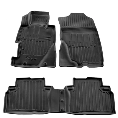 Polyurethane floor mats for Honda Civic 4D 2006-2011 with raised edges, 4 pcs Stingray 5008134
