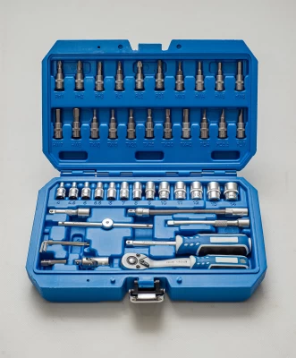 Zestaw narzędzi 1/4", 46 szt. (walizka z tworzywa sztucznego) MG10046 MAGMA