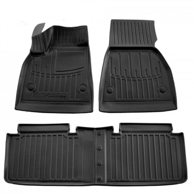 Polyurethane floor mats for Hyundai Ioniq 6 CE 2022-, with raised edges, 4 pcs, Stingray, 5009264