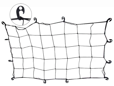 Bagażnik ładunek siatka 1×1, 6 m/10 cm/12 metal. haki Vitol 9550A
