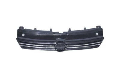 Atrapa chłodnicy Volkswagen Polo 2009-2015, czarna, z chromowaną listwą, AVTM, 187415993