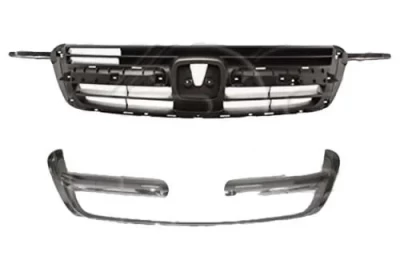 Atrapa chłodnicy Honda CR-V 2 2002-2004, chromowana, wewnętrzna część, AVTM, 183006993