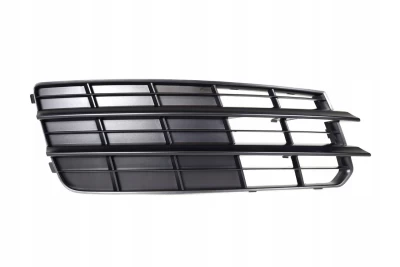 Kratka zderzaka prawa Audi A7 4G7 2014-2018, bez otworu na światło przeciwmgielne, czarna, z wyłączeniem S-Line, AVTM, 4G8807682, 181211912