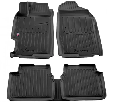 Polyurethane floor mats for Mazda 6 GG/GY 2002-2008, with raised edges, 5 pcs, Stingray, 5011085 Polyurethane floor mats for Mazda 6 GG/GY 2002-2008, with raised edges, 5 pcs, Stingray, 5011085