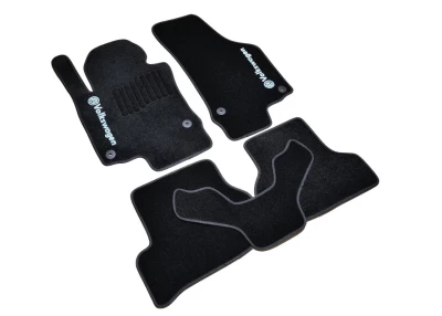 Carpet floor mats for Volkswagen Jetta 5 2005-2011/Golf 5/6 2003-20012, black, 5 pcs, AVTM BLCCR1658