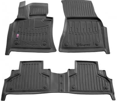 Polyurethane floor mats for BMW X5 F15 2013-2018/X6 F16 2014-2019, with raised edges, 4 pcs, Stingray, 5027064 Polyurethane floor mats for BMW X5 F15 2013-2018/X6 F16 2014-2019, with raised edges, 4 pcs, Stingray, 5027064