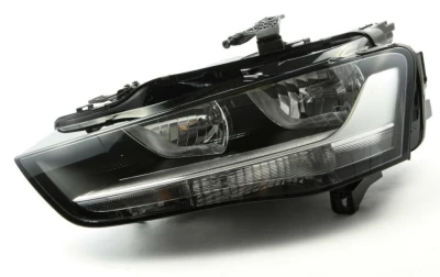 Reflektor przedni lewy Audi A4 (B8) 2012-2016, regulacja elektryczna, z silniczkiem regulacji wysokości, bez żarówek (H7/H7/PSX26W/PWY24W) biały, Depo, 4461145LMLDEM2 Reflektor przedni lewy Audi A4 (B8) 2012-2016, regulacja elektryczna, z silniczkiem regulacji wysokości, bez żarówek (H7/H7/PSX26W/PWY24W) biały, Depo, 4461145LMLDEM2
