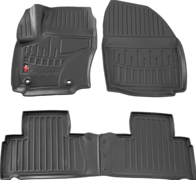 Polyurethane floor mats for Ford S-Max 2006-2014/Galaxy WA6 2006-2015, with raised edges, 4 pcs, Stingray, 5007134