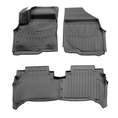 Polyurethane floor mats for Chevrolet Bolt EUV 2022- with raised edges, 4 pcs Stingray 5002084