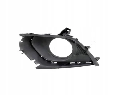 Kratka zderzaka prawa Opel Corsa E 2014-2019, z otworem na światło przeciwmgielne, czarna, AVTM, 1223306, 185222916