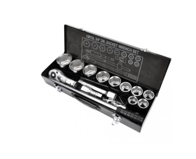 Zestaw nasadek 3/4, 15 szt., (nasadki 6-kątne:30, 32, 34, 36, 36, 3, 41, 46, 50, 55, 60 mm) Yato YT-1334 Zestaw nasadek 3/4, 15 szt., (nasadki 6-kątne:30, 32, 34, 36, 36, 3, 41, 46, 50, 55, 60 mm) Yato YT-1334