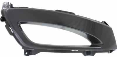 Kratka zderzaka prawa Kia Optima 2011-2013, z wyłączeniem Hybryda, z otworem na światło przeciwmgielne, czarny połysk, AVTM, 865524C000, 184032916