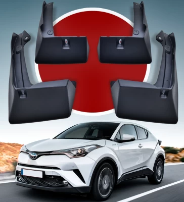 Chlapacze do Toyota C-HR 2017–2023 HAVOC, pełny zestaw