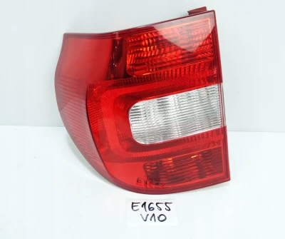 Lampa tylna lewa Skoda Yeti 2009-2014, bez żarówek, bez oprawki żarówki (P21W/PY21W/W5W), Depo, 665-1919L-UE