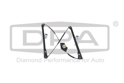Podnośnik szyby przedni lewy Skoda Superb 2002-2008/Volkswagen Passat B5/B5+ 1997-2005, bez panelu, bez silnika, DPA, 88371794402