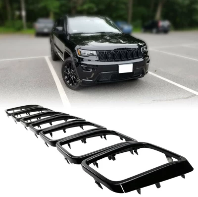 Atrapa chłodnicy Jeep Grand Cherokee 2016-2021, chrom ramki, zestaw 7 szt., AVTM, 183815992