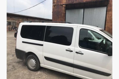 Relingi dachowe do Peugeot Expert / Citroen Jumpy / Fiat Scudo 07 - krótki rozstaw osi / czarne / Abs DDTS DDCNR211