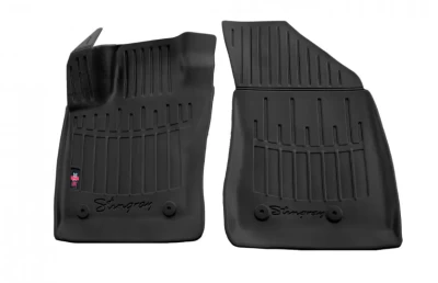 Polyurethane floor mats for Jeep Compass 2 2016-, with raised edges, 2 pcs, Stingray, 5046042 Polyurethane floor mats for Jeep Compass 2 2016-, with raised edges, 2 pcs, Stingray, 5046042