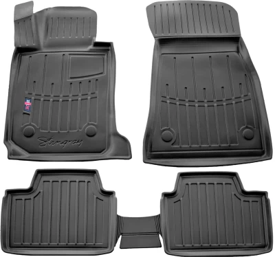 Polyurethane floor mats for BMW 3-Series F30/F31 2012-2019, with raised edges, 5 pcs, Stingray, 5027095 Polyurethane floor mats for BMW 3-Series F30/F31 2012-2019, with raised edges, 5 pcs, Stingray, 5027095