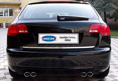 Chromowana listwa klapy bagażnika Audi A3 HB 5D 2012-, OmsaLine, 1113052