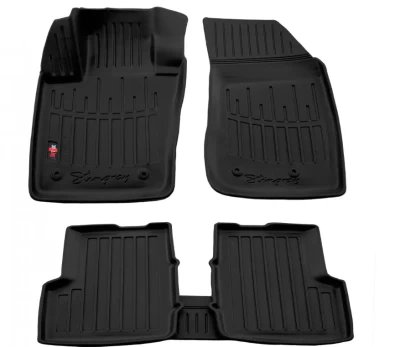 Polyurethane floor mats for Jeep Renegade 2014-/Fiat 500X 2014-, with raised edges, 5 pcs, Stingray, 5046035 Polyurethane floor mats for Jeep Renegade 2014-/Fiat 500X 2014-, with raised edges, 5 pcs, Stingray, 5046035