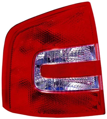 Lampa tylna lewa Skoda Octavia A5 Combi 2004-2009, Depo, 665-1912L-UE