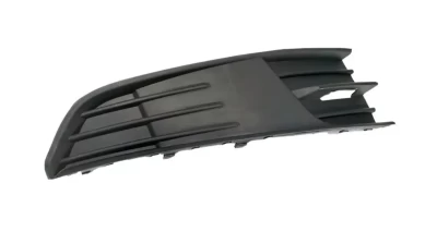 Kratka zderzaka prawa Skoda Fabia 2014-2018, bez otworu na światło przeciwmgielne, czarna, AVTM, 6V0807368, 186418914
