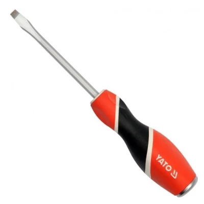 Wkrętak udarowy płaski z pobijakiem SL8x200 mm Yato YT-25990 Wkrętak udarowy płaski z pobijakiem SL8x200 mm Yato YT-25990