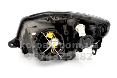Front right headlight Skoda Fabia/Roomster 2007-2010, H4, electric adjustment, with motor, without lens, Depo, 665-1114R-LD-EM — photo 3