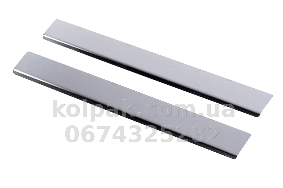 Chrome door sill trims (2 pcs) Opel Combo 2012-, Carmos, 6450147 Chrome door sill trims (2 pcs) Opel Combo 2012-, Carmos, 6450147 β photo 1