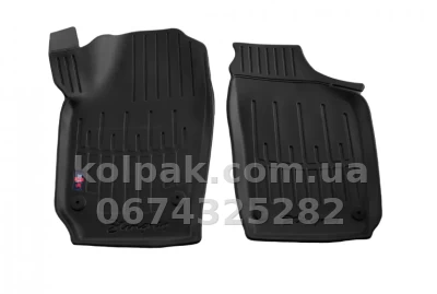 Поліуретанові килимки в салон Skoda Fabia 1999-2007/Volkswagen Polo 4 2001-2009/Seat Ibiza/Cordoba 2002-2008, з бортиком, 2 шт., Stingray, 5020062