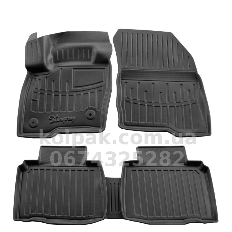 Polyurethane floor mats for Ford Edge CD539 2014- with raised edges, 5 pcs Stingray 5007275 Polyurethane floor mats for Ford Edge CD539 2014- with raised edges, 5 pcs Stingray 5007275 β photo 1
