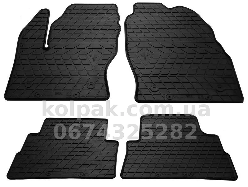 Floor mats for Ford Kuga 2013-, 4 pcs, Stingray, 1007124 Floor mats for Ford Kuga 2013-, 4 pcs, Stingray, 1007124 β photo 1