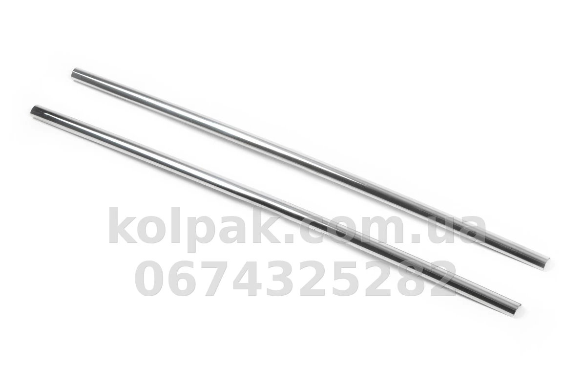 Chrome-plated Trims for bumper grille (2 pcs) Volkswagen T5 Transporter 2003-2010, Carmos, 6455775 Chrome-plated Trims for bumper grille (2 pcs) Volkswagen T5 Transporter 2003-2010, Carmos, 6455775 β photo 1