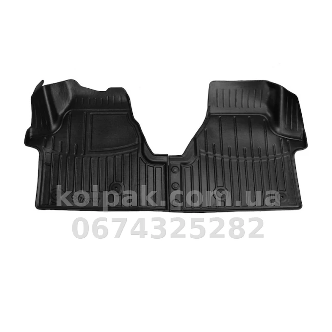 Polyurethane mats in interior Ford Tourneo Custom 2023- 1 row, with raised edges, 2 pcs Stingray 5007372 Polyurethane mats in interior Ford Tourneo Custom 2023- 1 row, with raised edges, 2 pcs Stingray 5007372 β photo 1