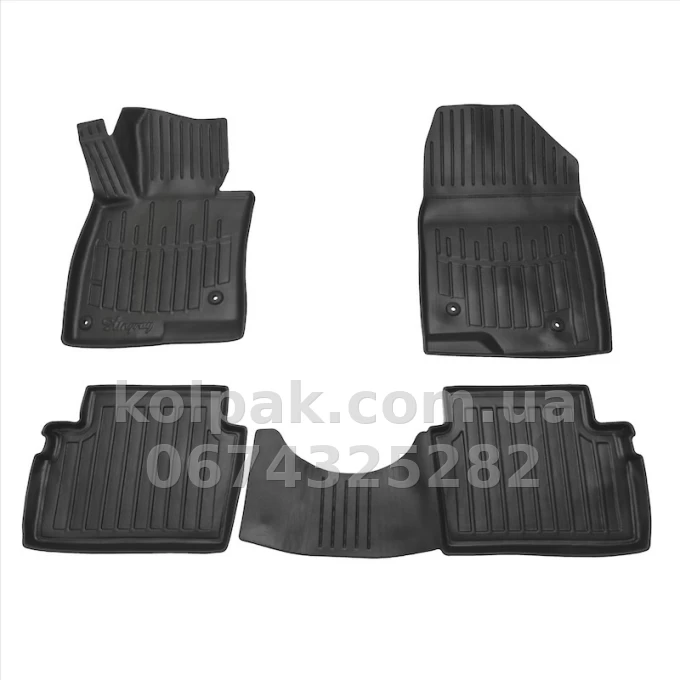 Polyurethane floor mats for Mazda 6 GL UN 2012- Europe, with raised edges, 4 pcs Stingray 5011274 Polyurethane floor mats for Mazda 6 GL UN 2012- Europe, with raised edges, 4 pcs Stingray 5011274 β photo 1