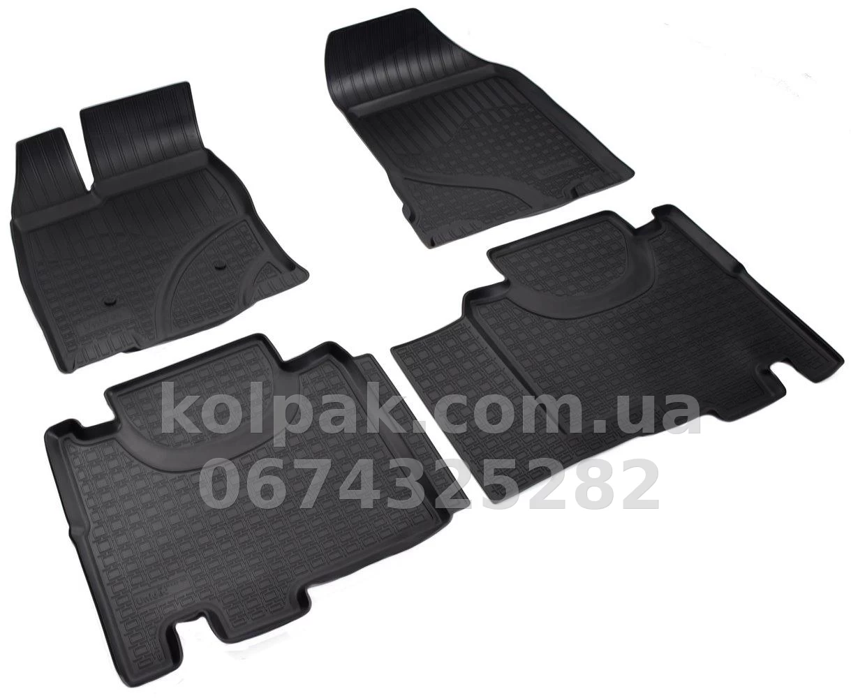 Polyurethane floor mats for Ford Edge 2014-, Norplast, NPA11-C22-120 Polyurethane floor mats for Ford Edge 2014-, Norplast, NPA11-C22-120 β photo 1