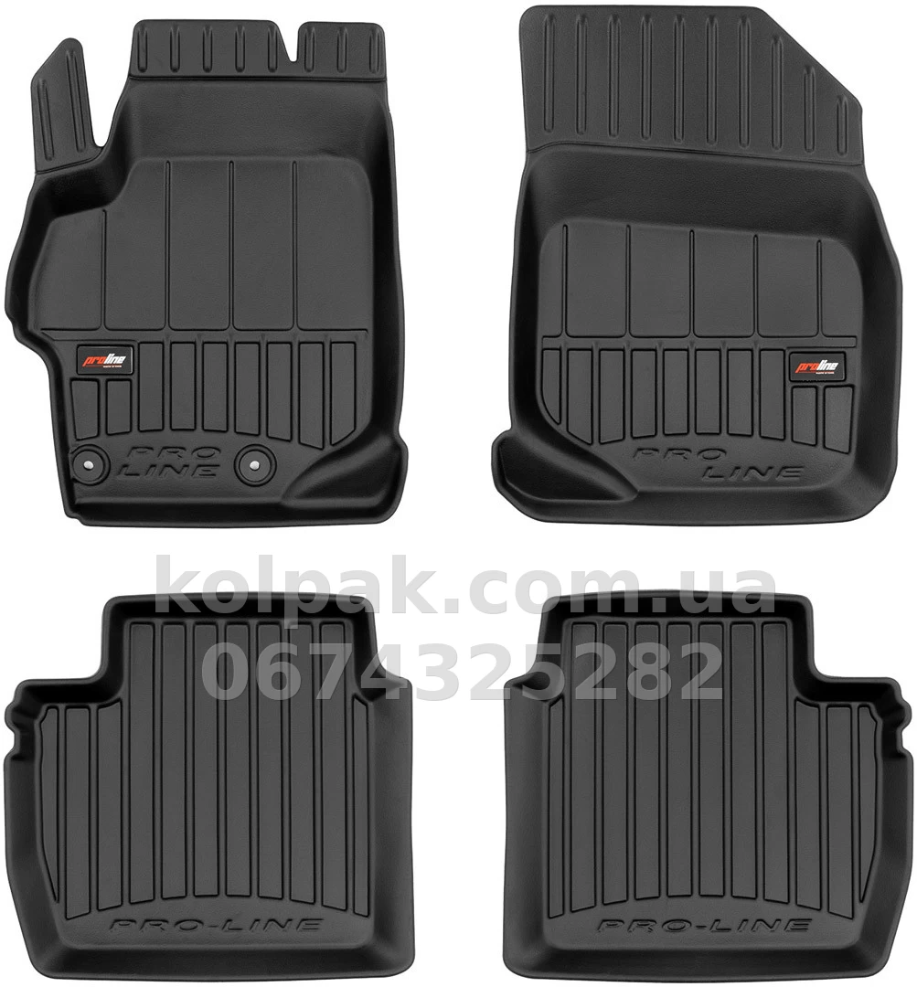 Floor mats for Citroen C-Elysee 2012-/Peugeot 301 2012-, Proline 3D, Frogum, FG 3D425200 Floor mats for Citroen C-Elysee 2012-/Peugeot 301 2012-, Proline 3D, Frogum, FG 3D425200 β photo 1