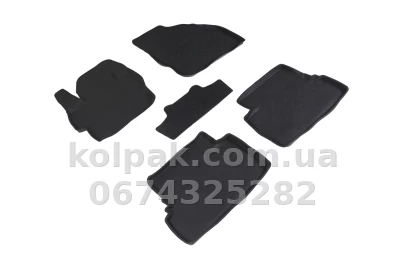 Floor mats for Mazda 3 2009-2013, Rubber, 5 pcs, Seintex, 01322 Floor mats for Mazda 3 2009-2013, Rubber, 5 pcs, Seintex, 01322 β photo 2