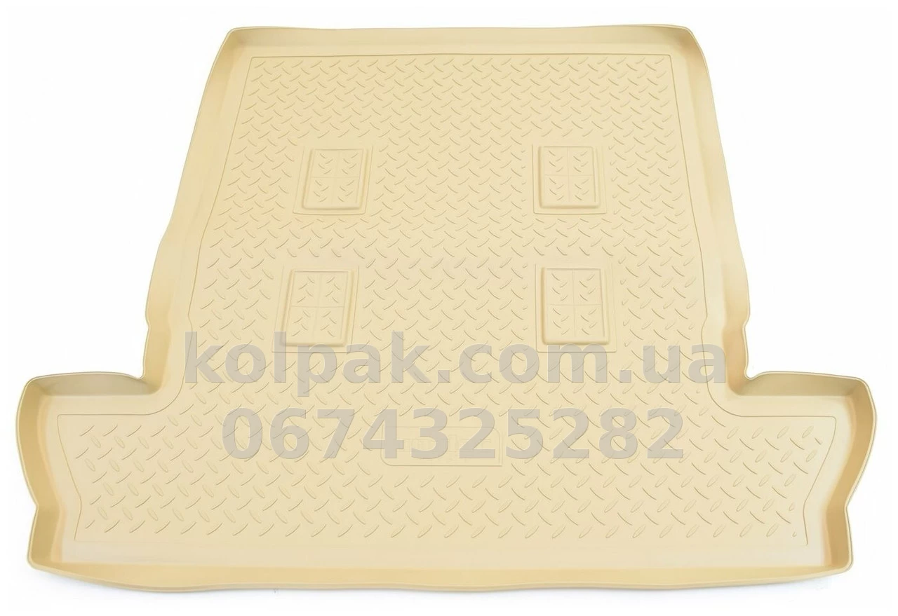 Polyurethane boot mat for Lexus GS S19 2005-2012, beige, Norplast NPL-P-47-50B Polyurethane boot mat for Lexus GS S19 2005-2012, beige, Norplast NPL-P-47-50B β photo 1