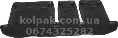 Поліуретанові килимки в салон Nissan Pathfinder 4 2012-, 3 ряд сидінь, L.Locker, 205070301