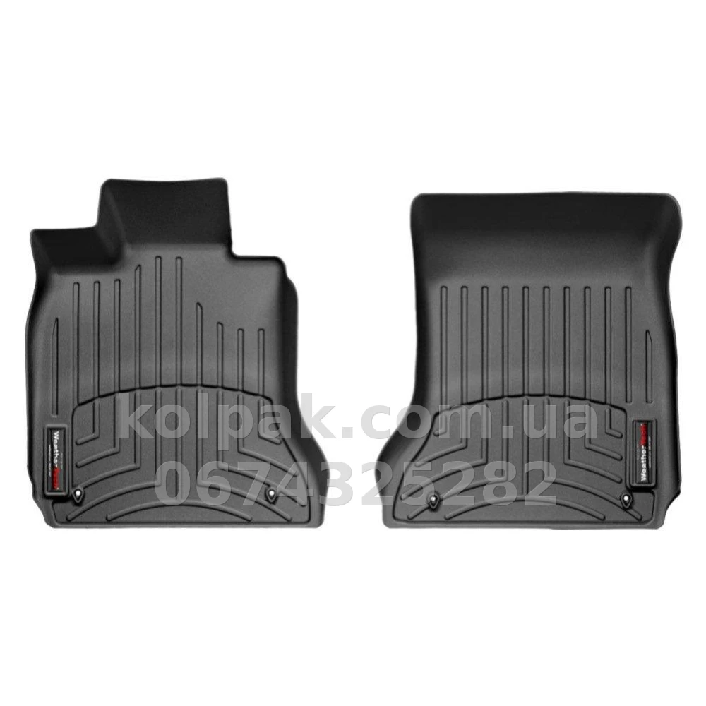 Floor mats for BMW 7-Series F01 2010-, RWD, with raised edges, front, black, Weathertech 442421 Floor mats for BMW 7-Series F01 2010-, RWD, with raised edges, front, black, Weathertech 442421 β photo 1